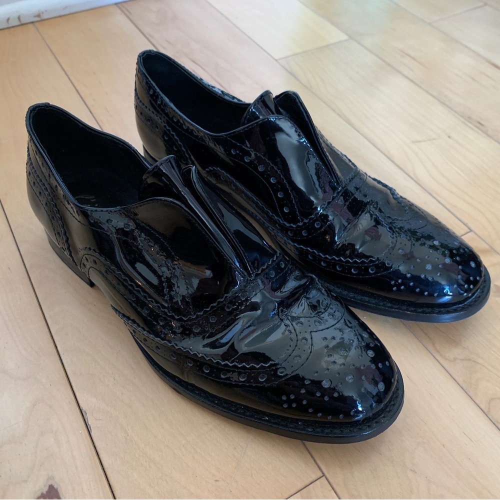 Women’s L’Intervalle Black Loafers Size 8